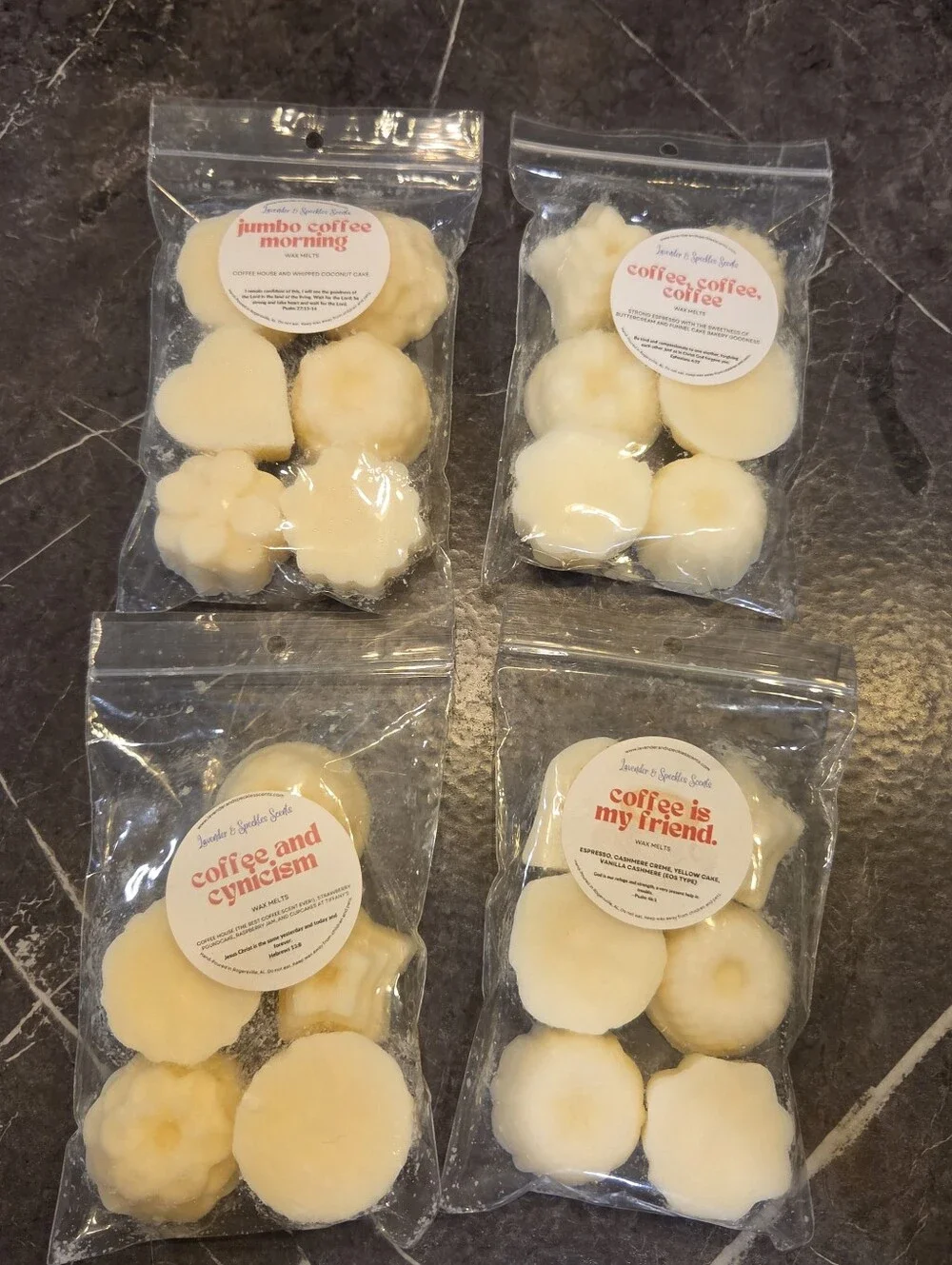 Lavender & Speckles Vendor Wax Melts Lot Perfect For Coffee Lovers❤️